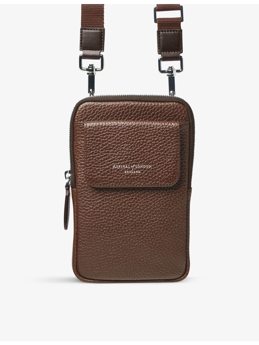 Aspinal of London Reporter leather phone case, imported from the UK