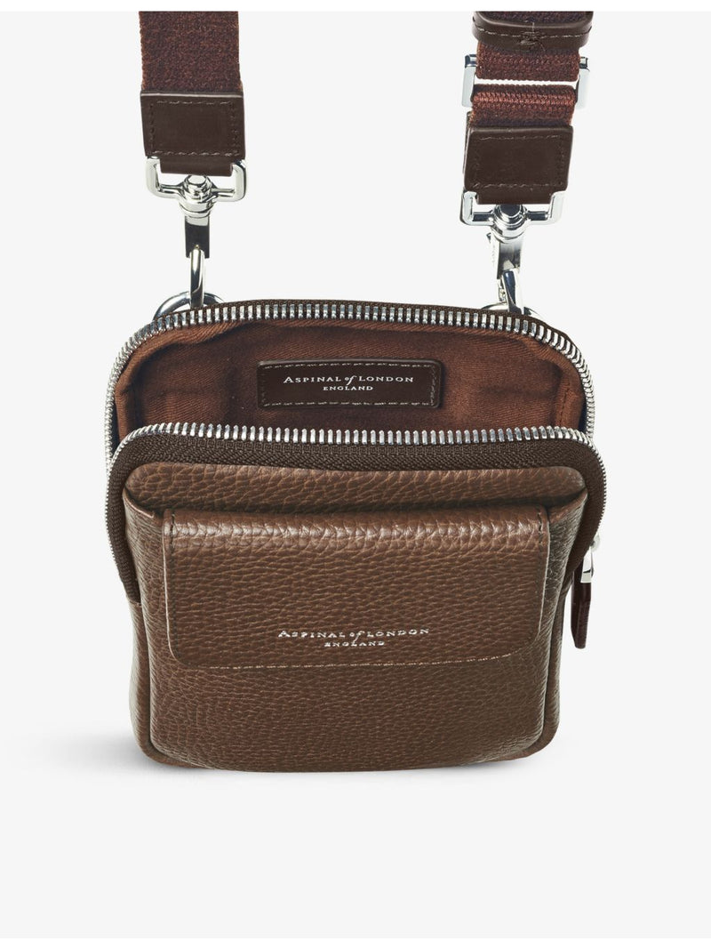 Aspinal of London Reporter leather phone case, imported from the UK