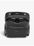 Aspinal of London Reporter pebbled leather backpack, imported from the UK