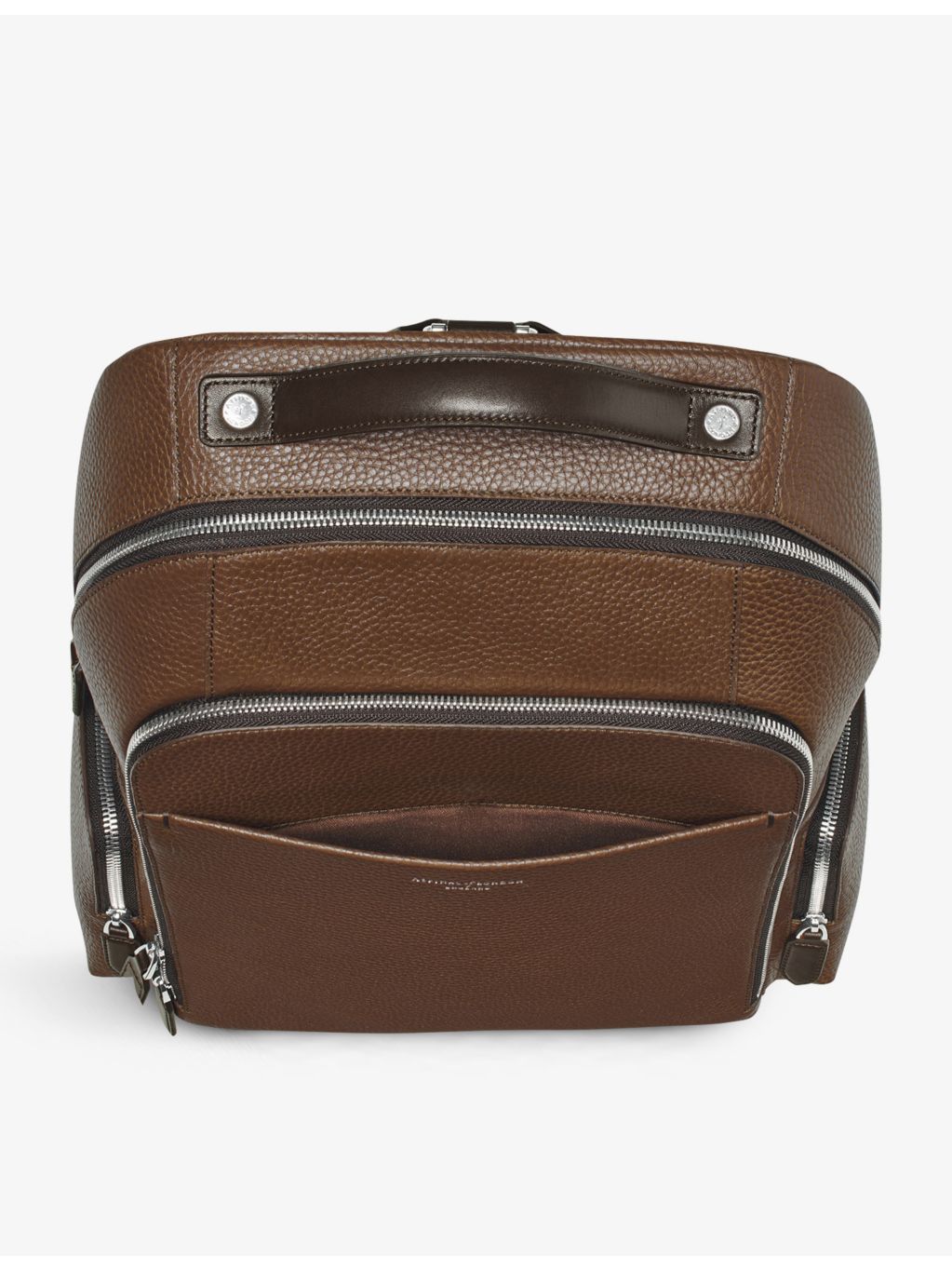 Aspinal of London Reporter grained leather backpack, UK version
