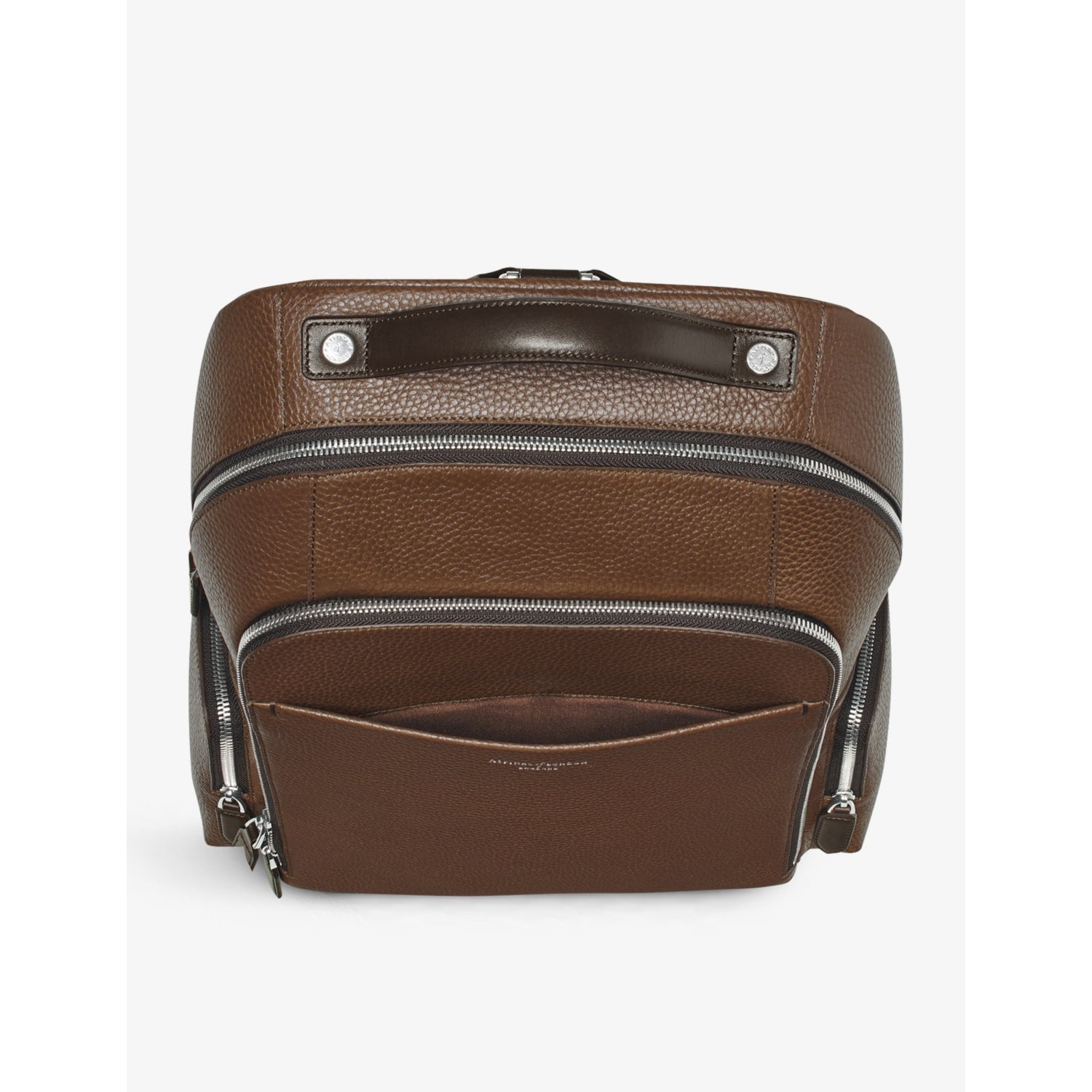 Aspinal of London Reporter grained leather backpack, UK version