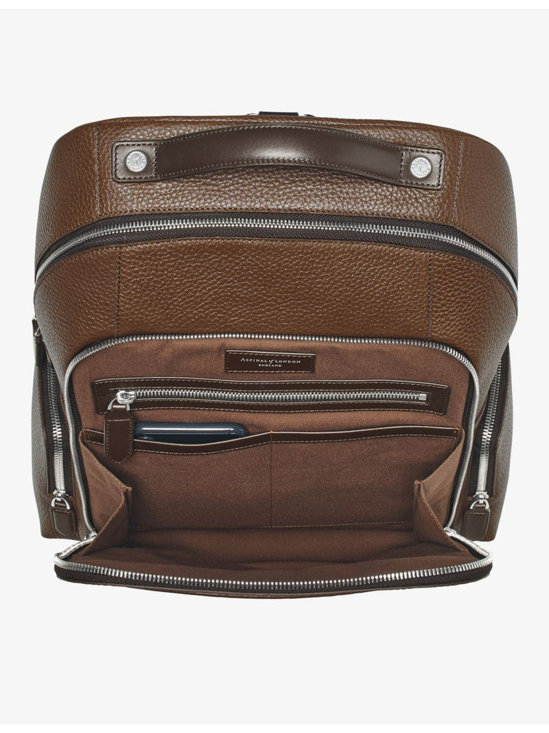 Aspinal of London Reporter grained leather backpack, UK version