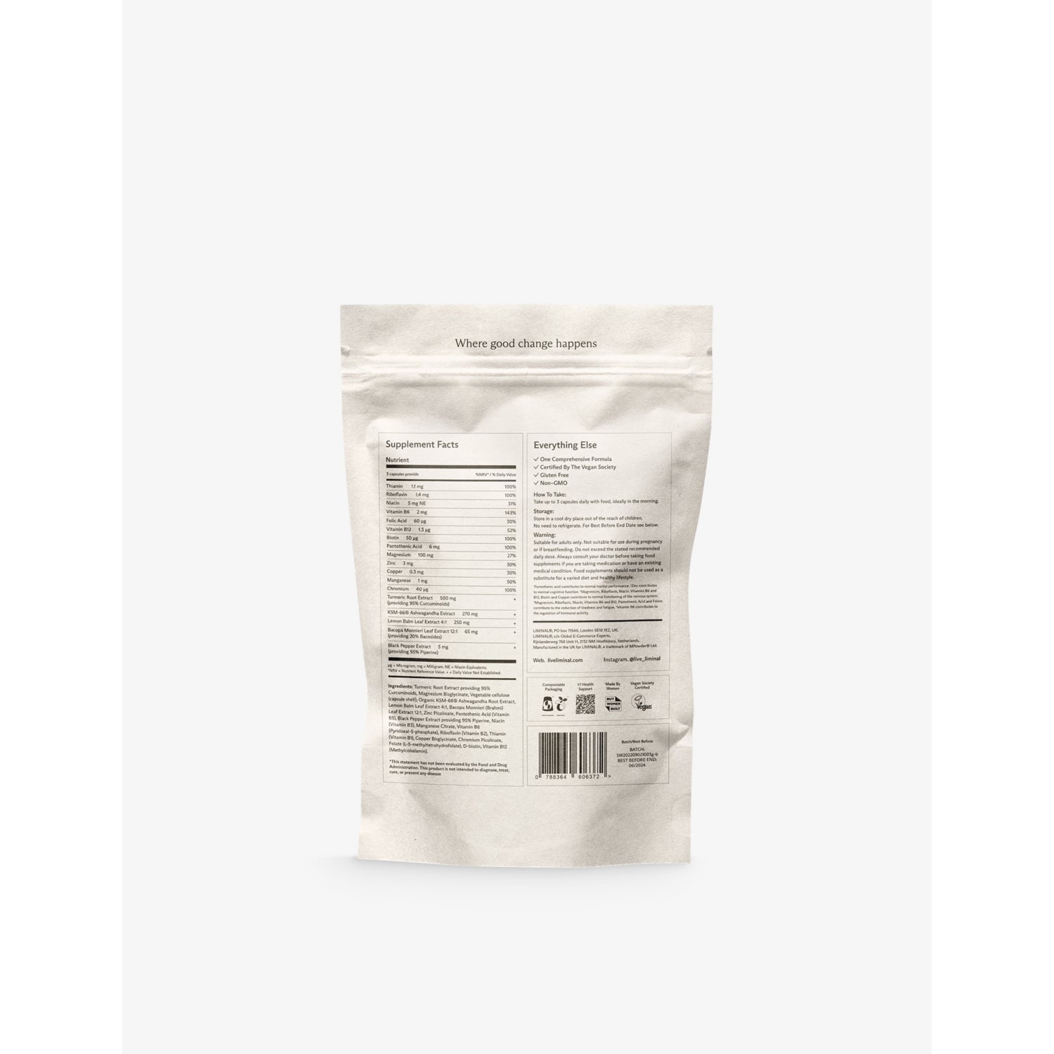 MPowder Mood-Food supplement 30-day supply (British brand)