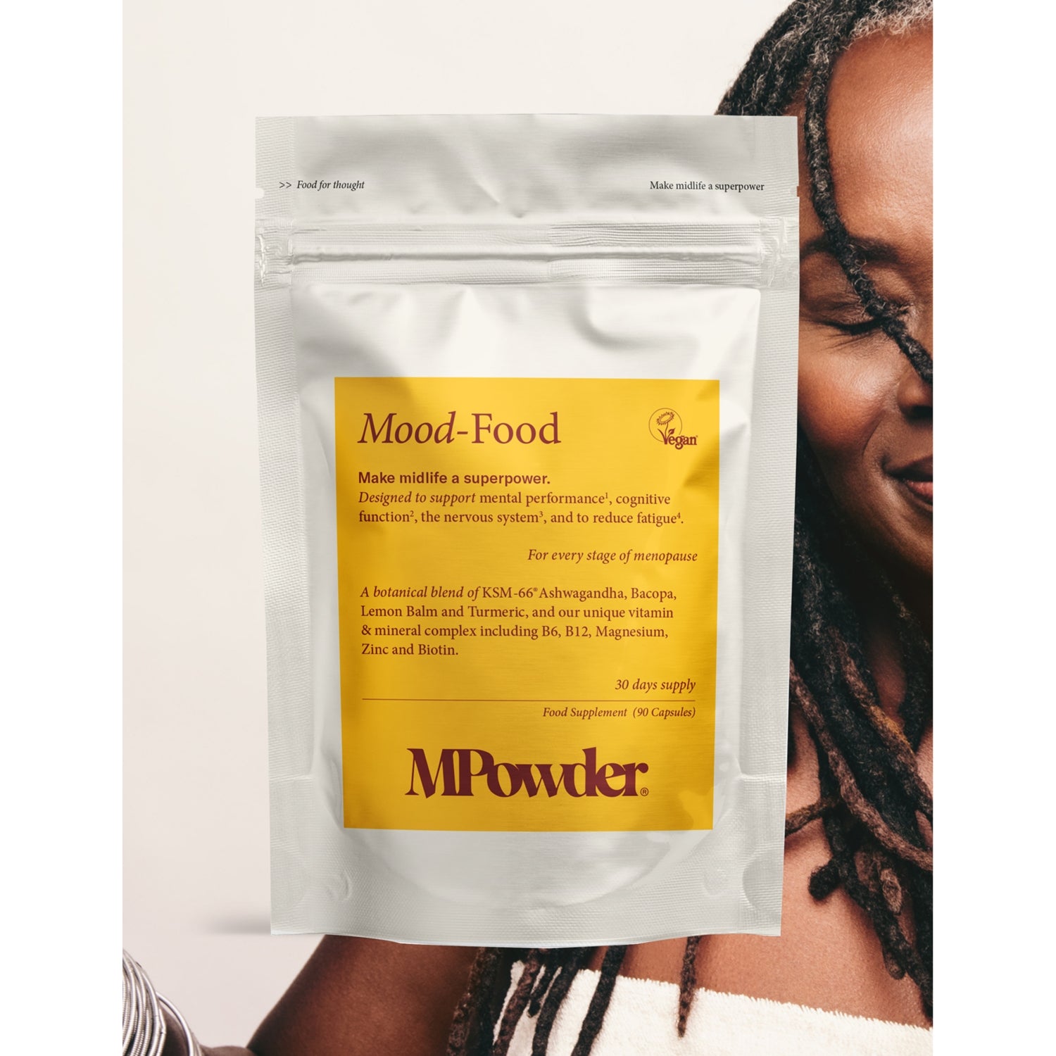 MPowder Mood-Food supplement 30-day supply (British brand)