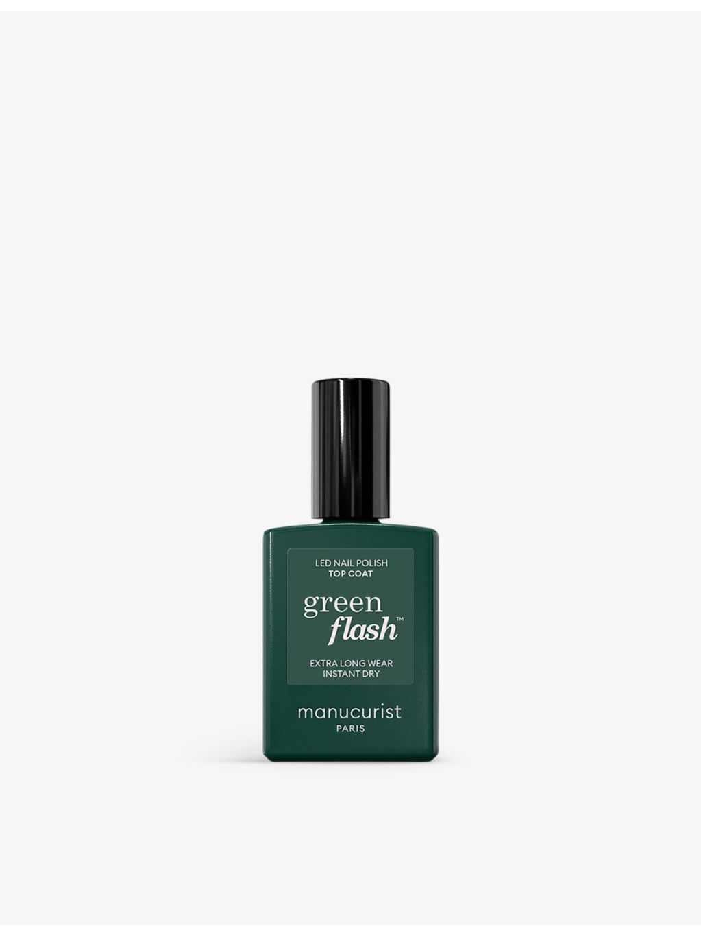 Manucurist Green Flash top coat 15ml, imported from the UK