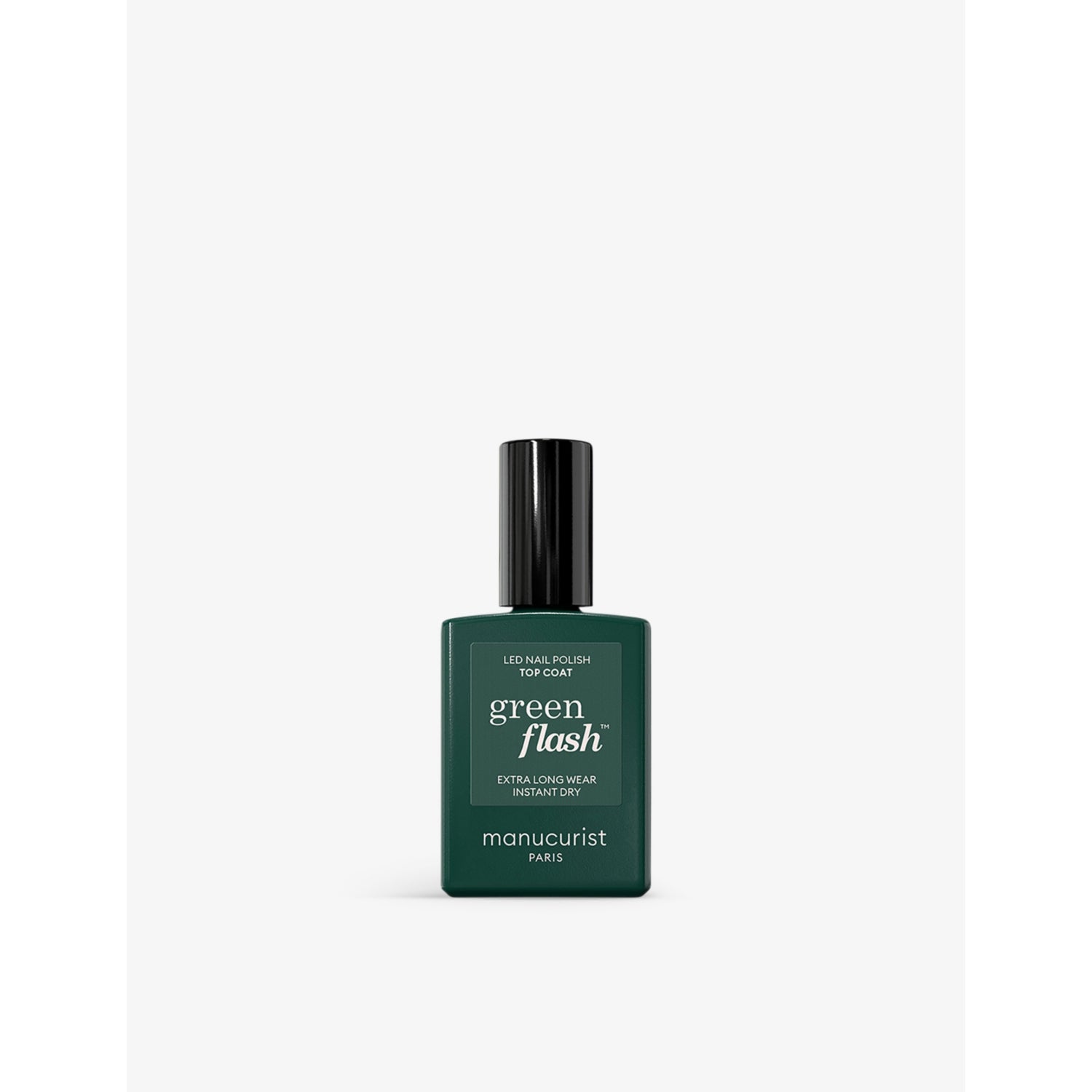 Manucurist Green Flash top coat 15ml, imported from the UK