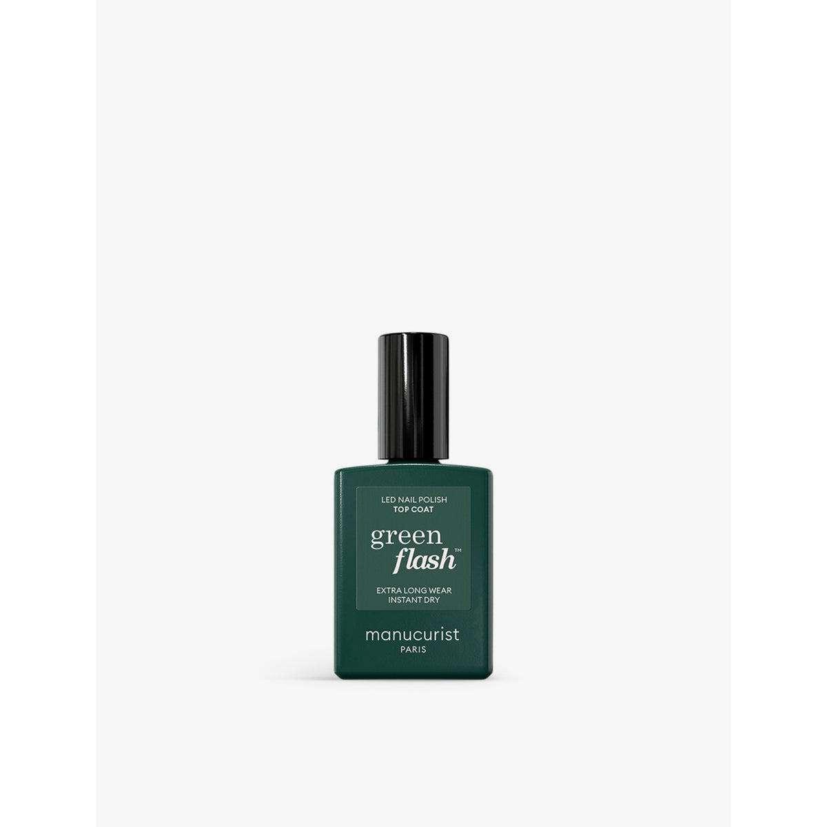 Manucurist Green Flash top coat 15ml, imported from the UK