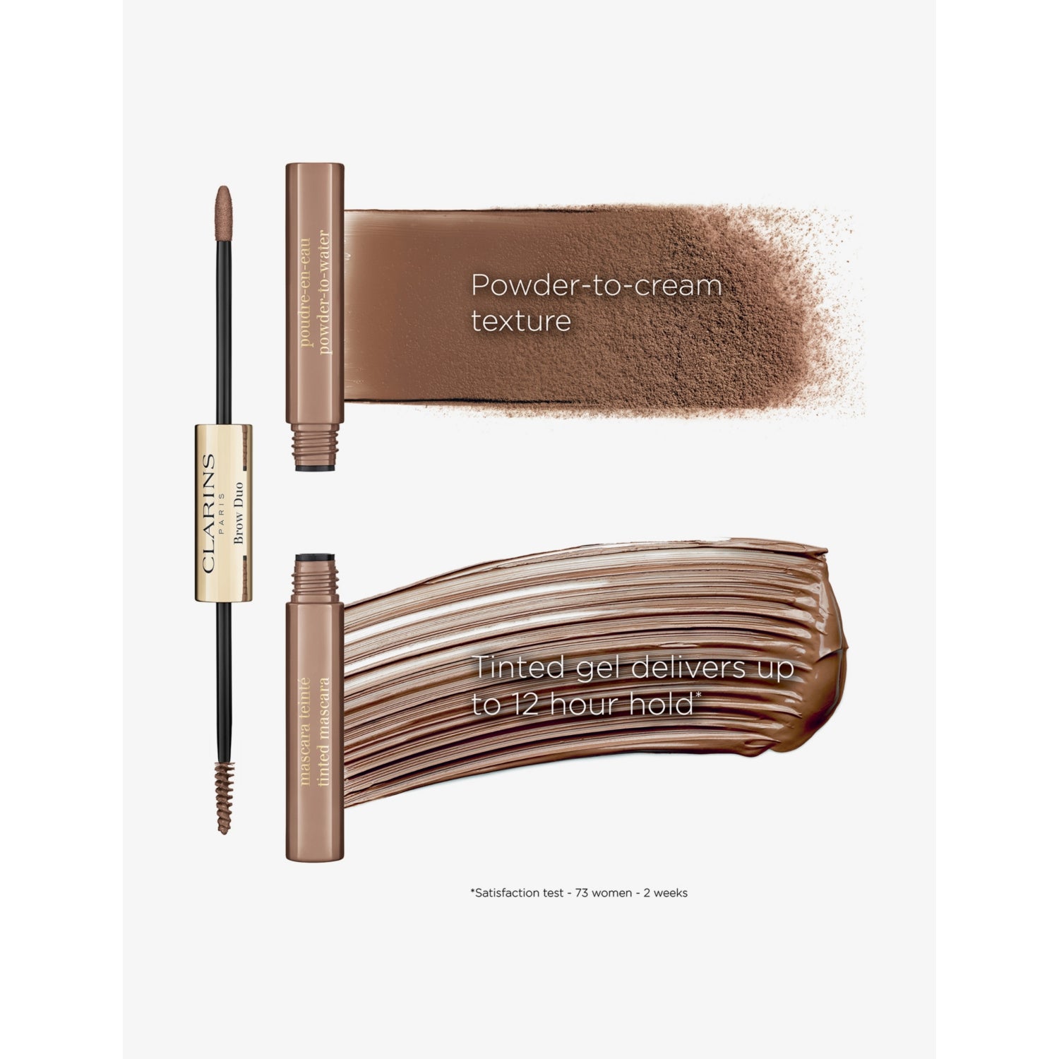 Clarins brow duo 2.8g makeup kit, imported from the UK