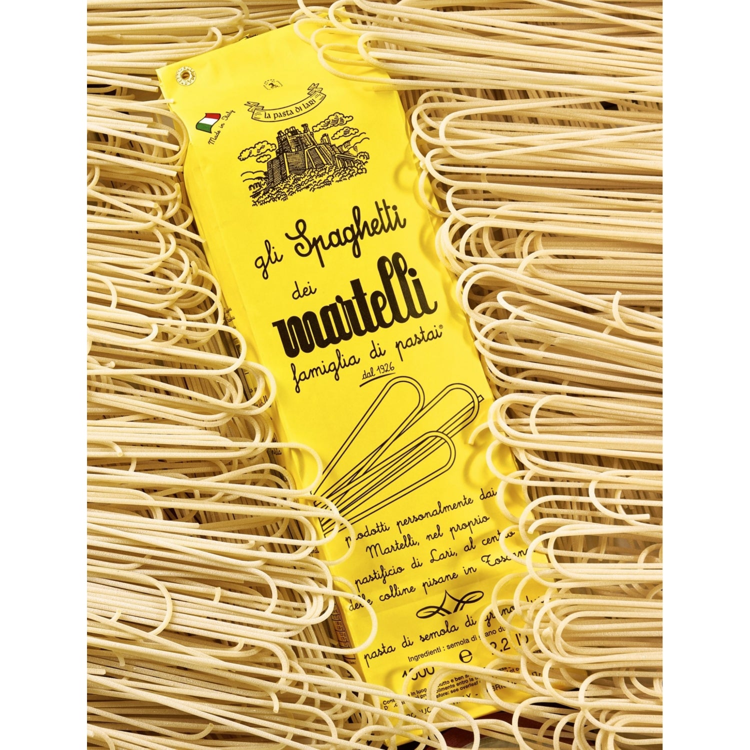 Martelli dried spaghetti pasta 500g (British brand)