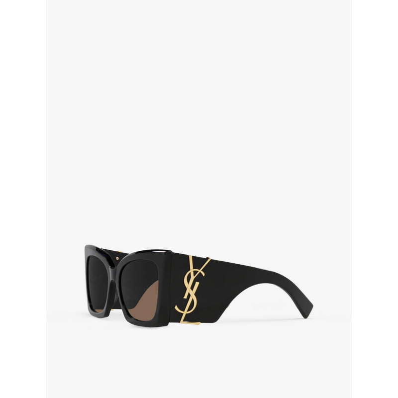 Saint Laurent M119 Blaze rectangle acetate sunglasses (British brand)