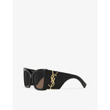 Saint Laurent M119 Blaze rectangle acetate sunglasses (British brand)