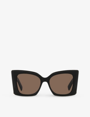 Saint Laurent M119 Blaze rectangle acetate sunglasses (British brand)