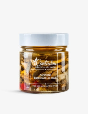 iContadini sundried courgettes in olive oil 230g, UK version