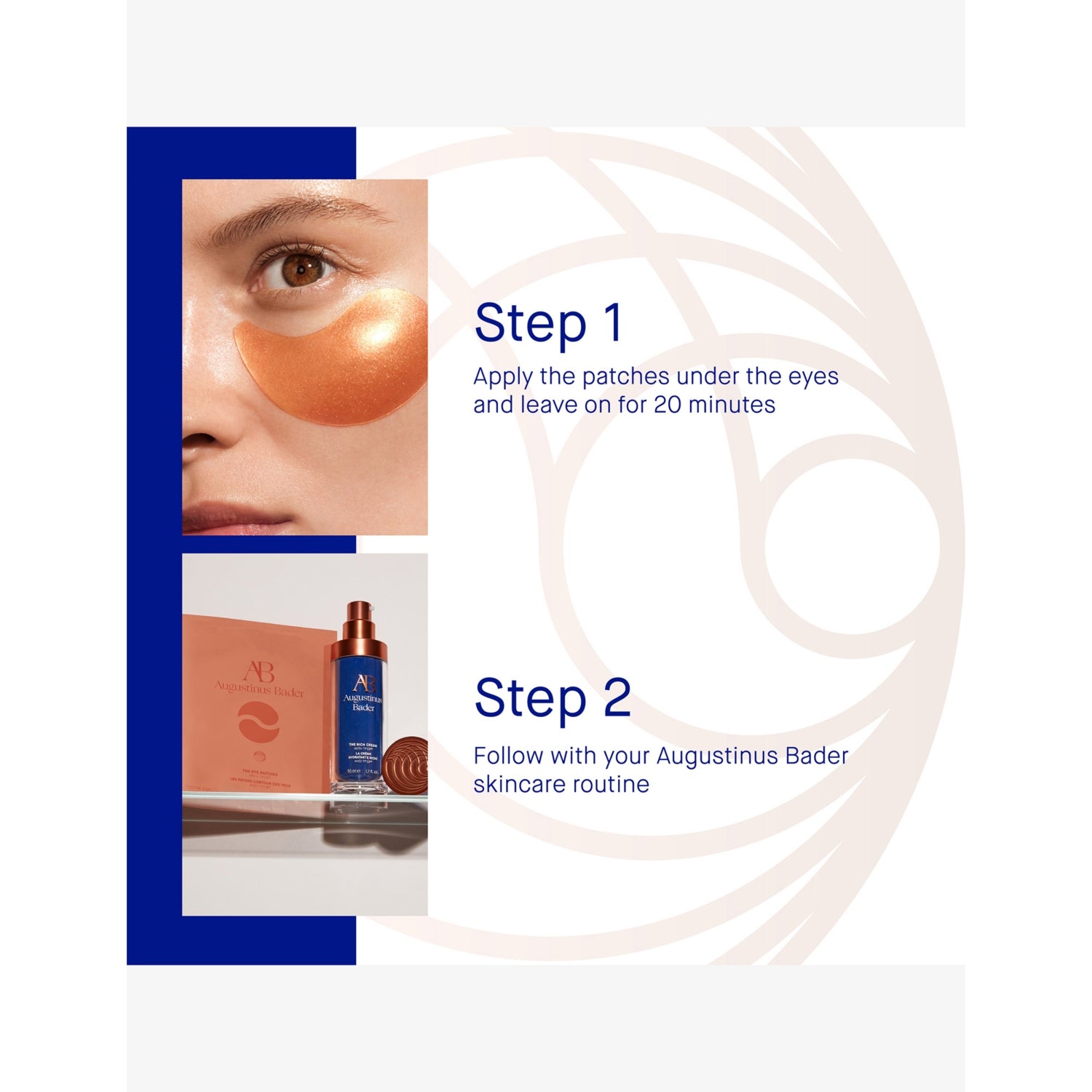 Augustinus Bader eye patches pack of six - British product