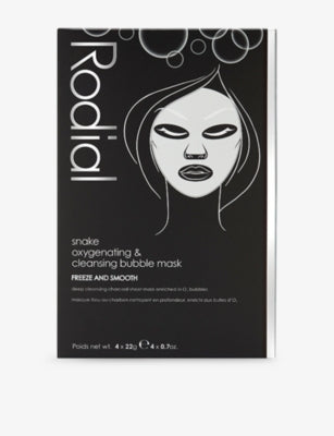 Rodial Snake oxygenating bubble sheet masks 22g - British product