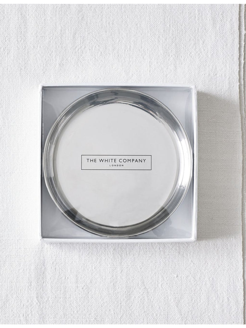 The White Company stainless steel plate 8cm - British product