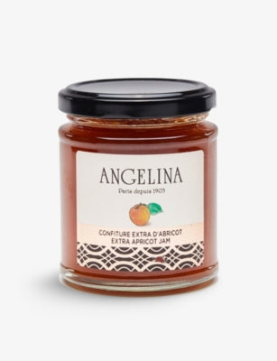 Angelina apricot jam 215g with 57% fruit, UK version