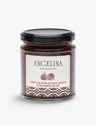 Angelina purple fig jam 215g glass jar (British brand)