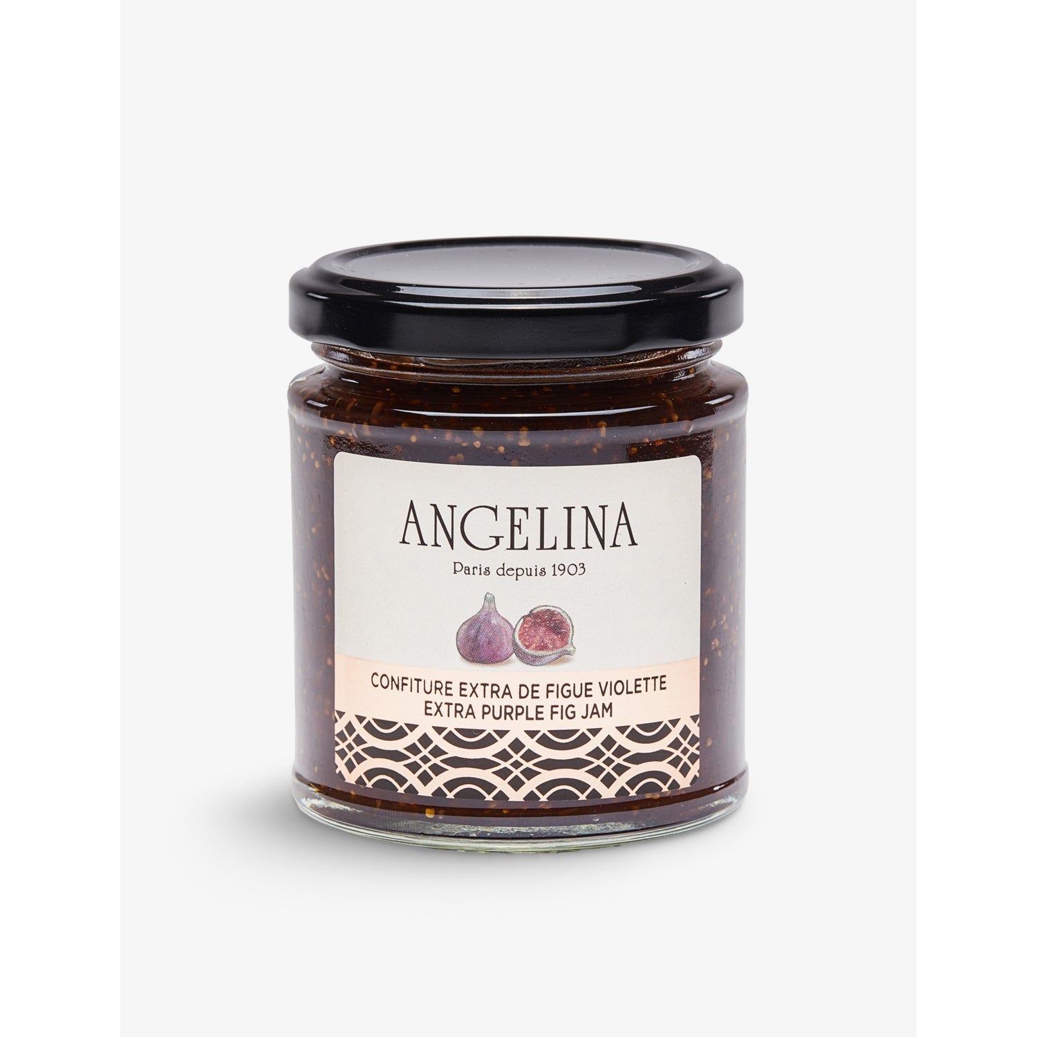 Angelina purple fig jam 215g glass jar (British brand)