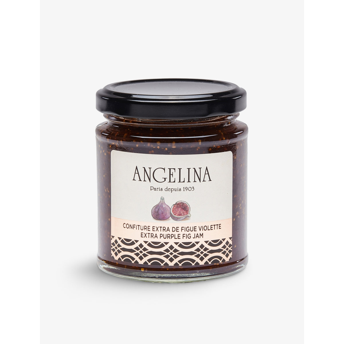 Angelina purple fig jam 215g glass jar (British brand)