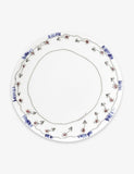 Serax x Marni Midnight Flowers bone china plate set 20cm, imported from the UK