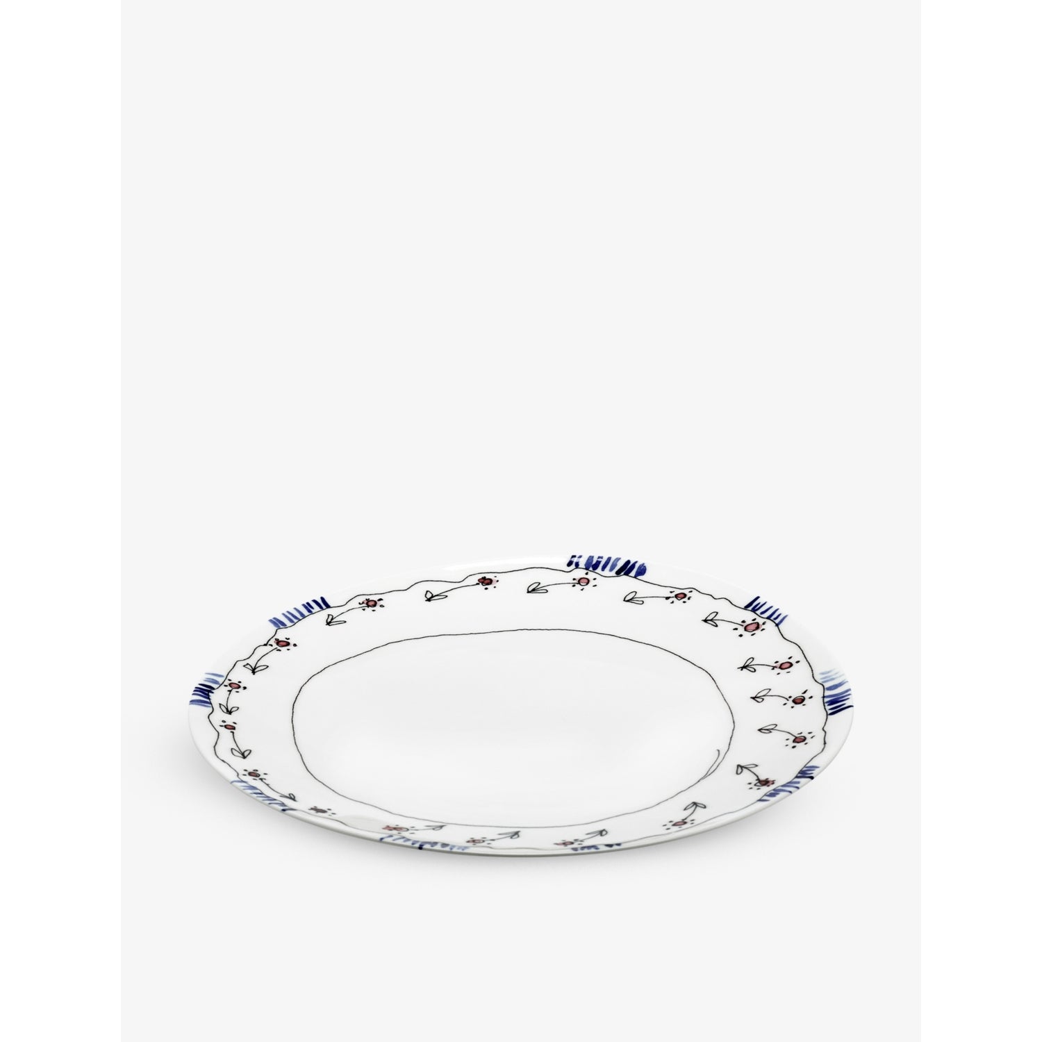 Serax x Marni Midnight Flowers plate set 28cm - British product