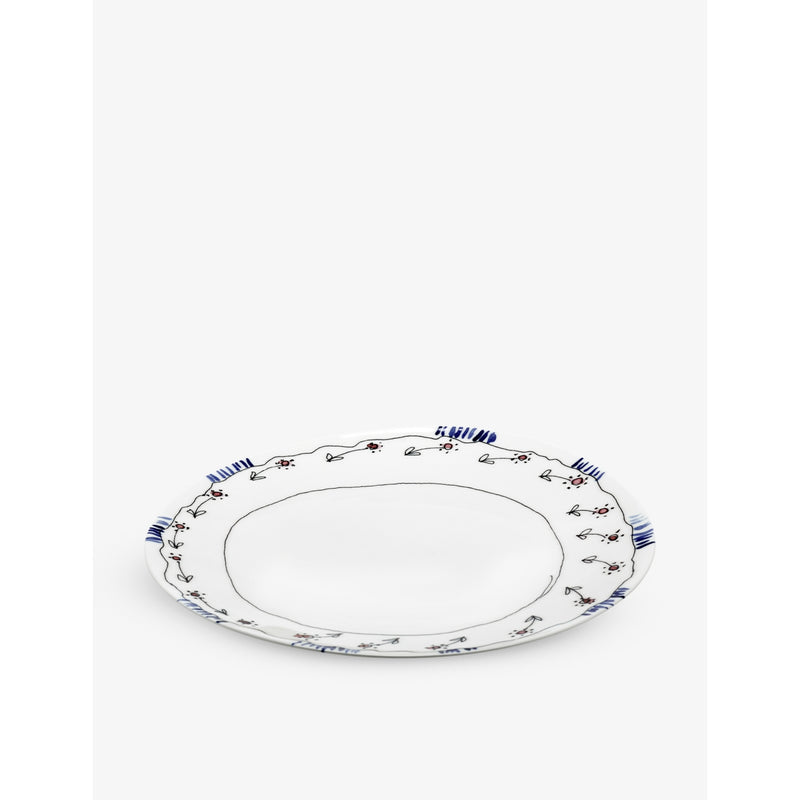 Serax x Marni Midnight Flowers plate set 28cm - British product