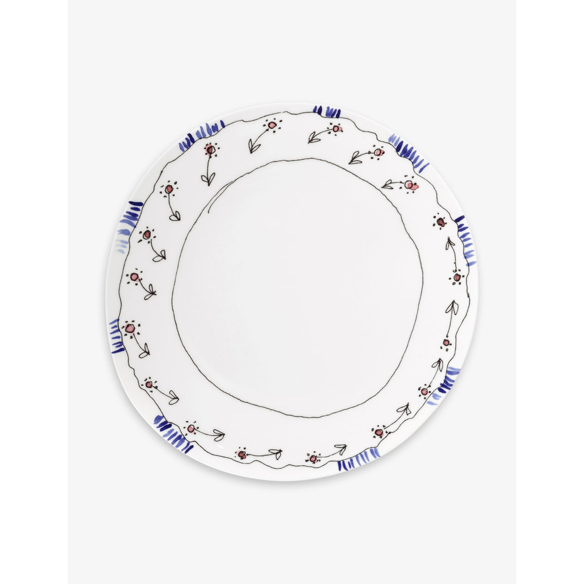 Serax x Marni Midnight Flowers plate set 28cm - British product
