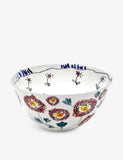 Serax Marni Midnight Flowers bone china bowl set, imported from the UK