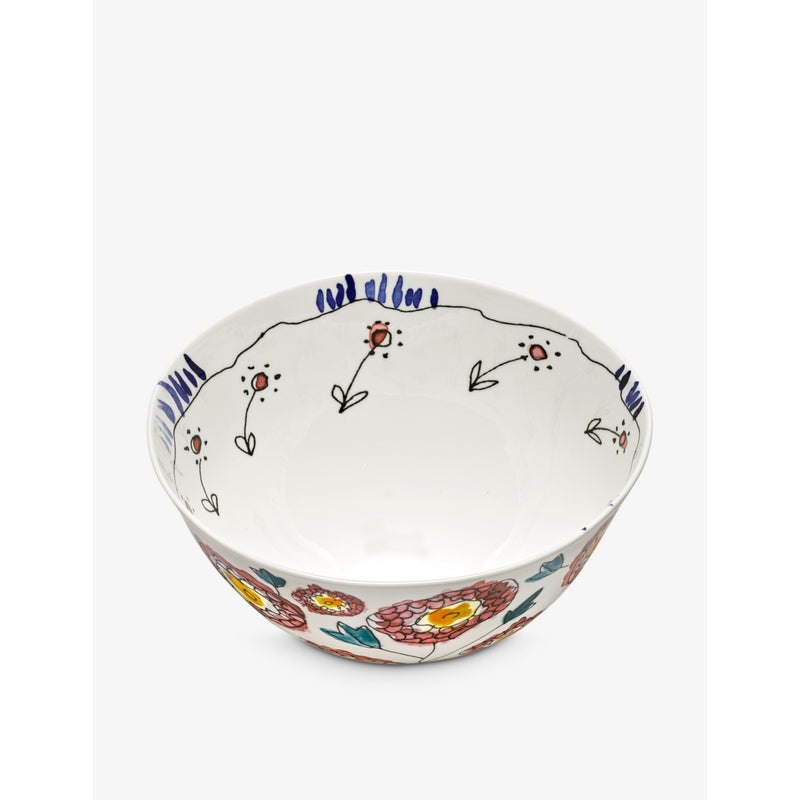Serax x Marni flower motif bone china serving bowl 25cm, UK version