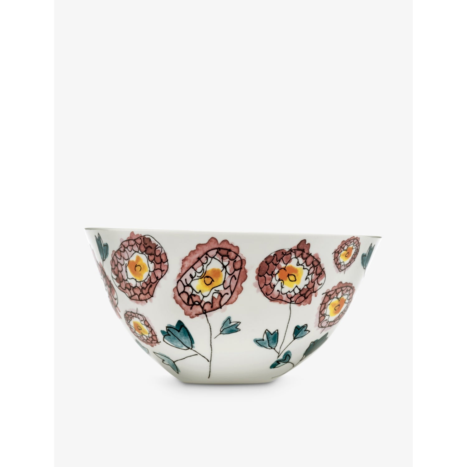 Serax x Marni flower motif bone china serving bowl 25cm, UK version