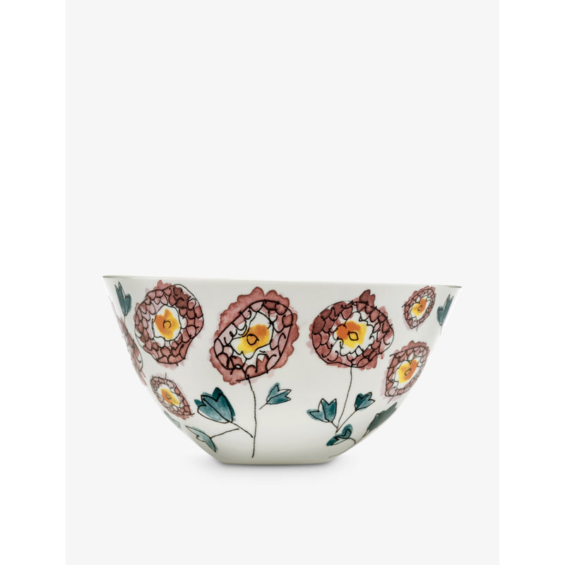 Serax x Marni flower motif bone china serving bowl 25cm, UK version