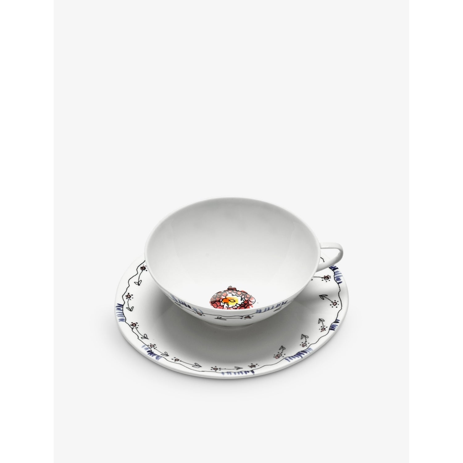 Serax x Marni Anemone Milk tea cup and saucer set (British brand)
