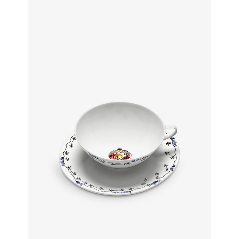 Serax x Marni Anemone Milk tea cup and saucer set (British brand)