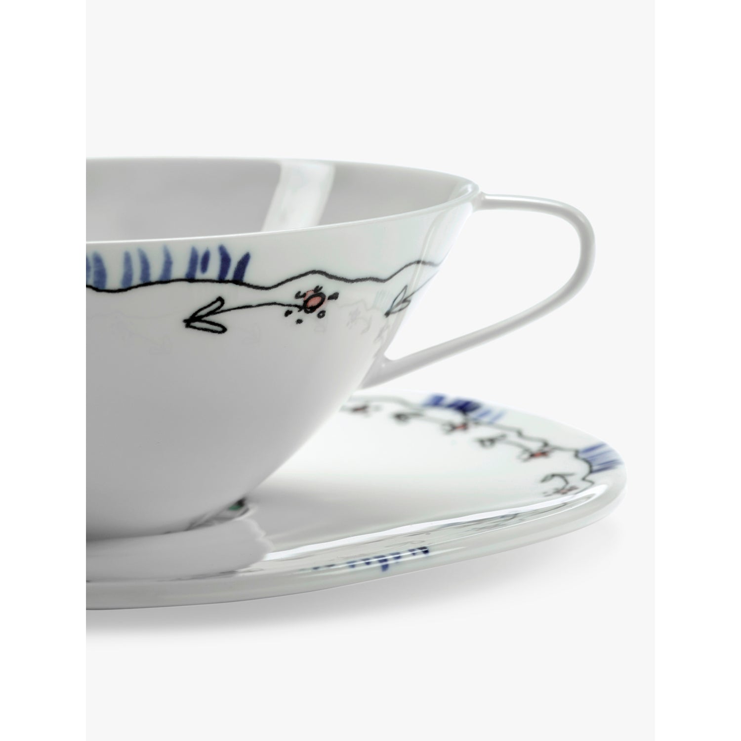 Serax x Marni Anemone Milk tea cup and saucer set (British brand)