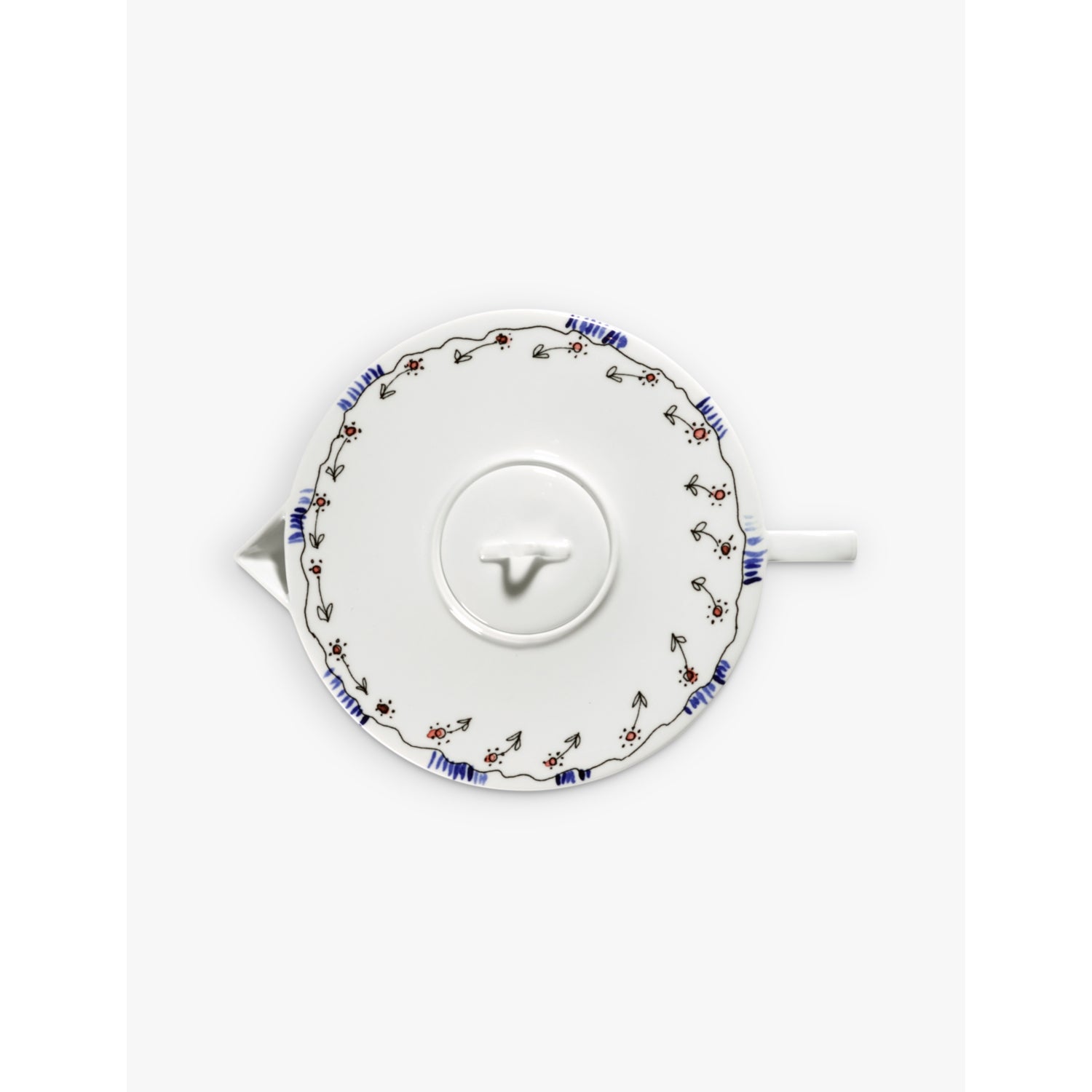 Serax x Marni Anemone Milk bone china teapot 20.5cm, UK version