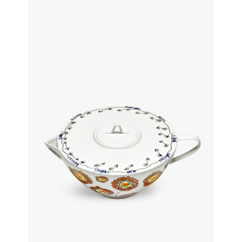 Serax x Marni Anemone Milk bone china teapot 20.5cm, UK version