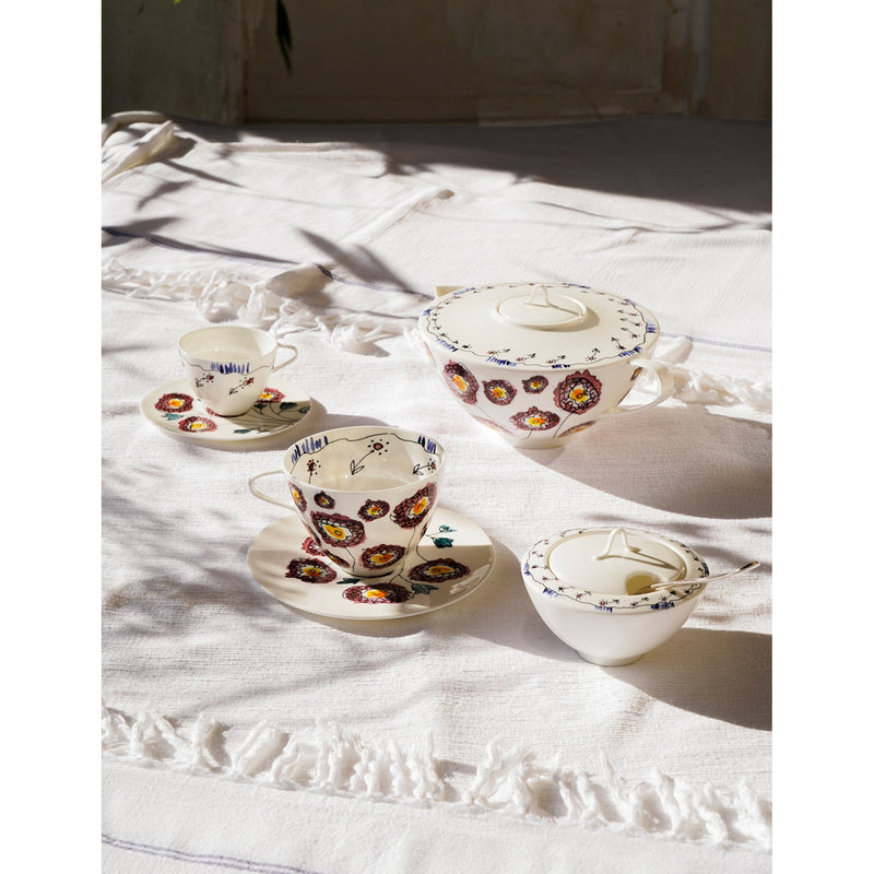Serax x Marni Anemone Milk bone china teapot 20.5cm, UK version