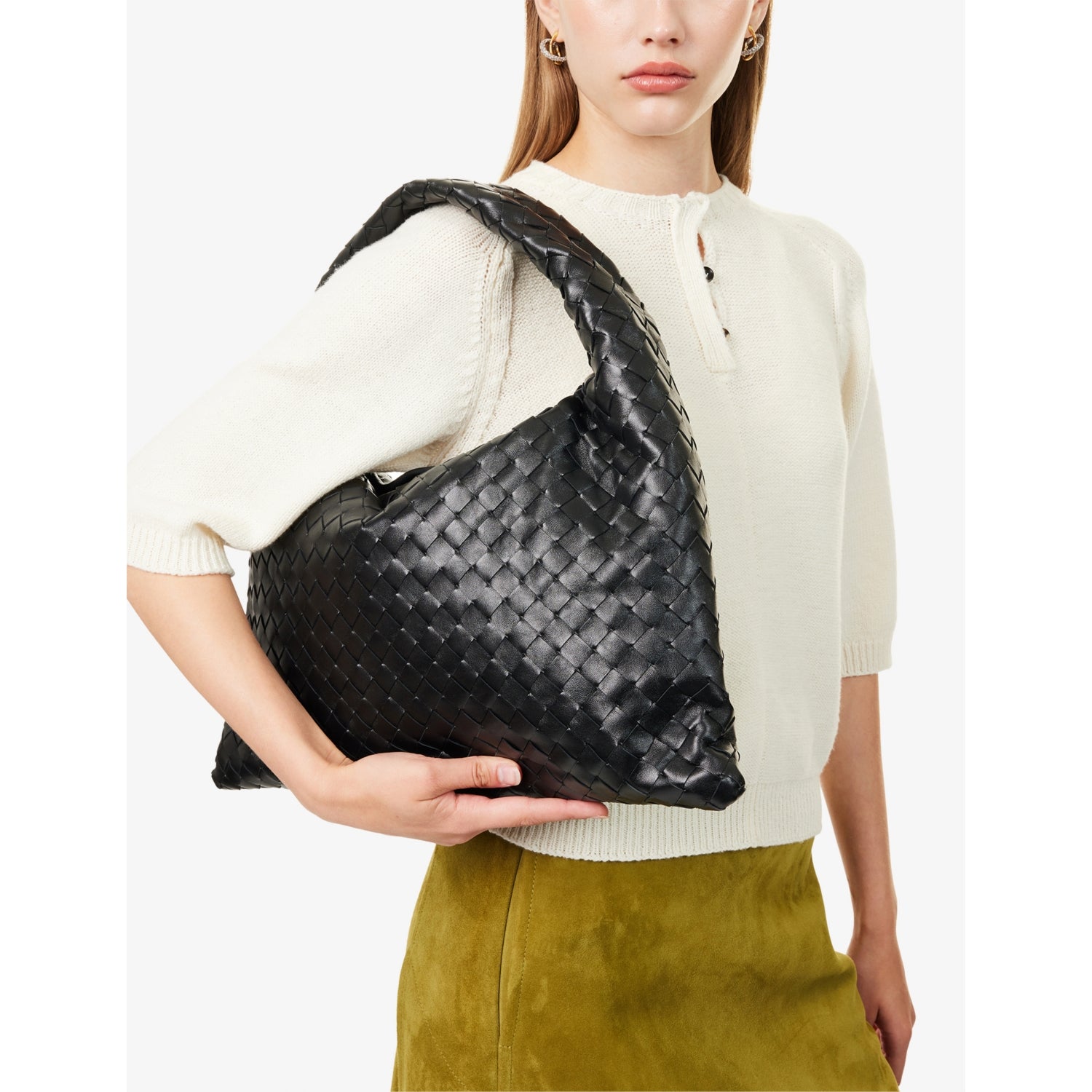 Bottega Veneta Hop small leather shoulder bag, UK version