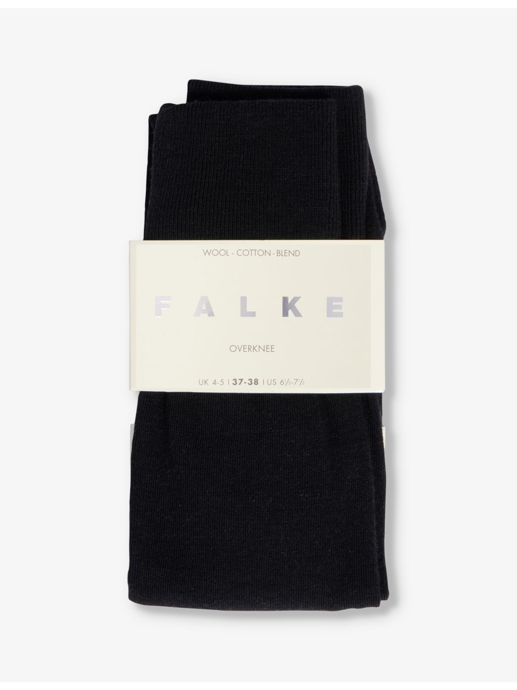 FALKE over-knee socks stretch-wool blend 55% virgin wool (British brand)