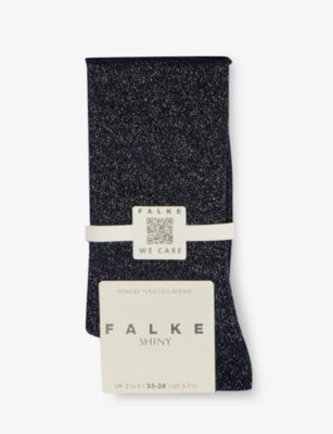 Falke Shiny Finish Mid-Calf Knitted Socks