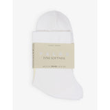 Fine Softness stretch woven-blend socks - 2000 WHITE - EUR 35-38/2-5 UK WOMEN