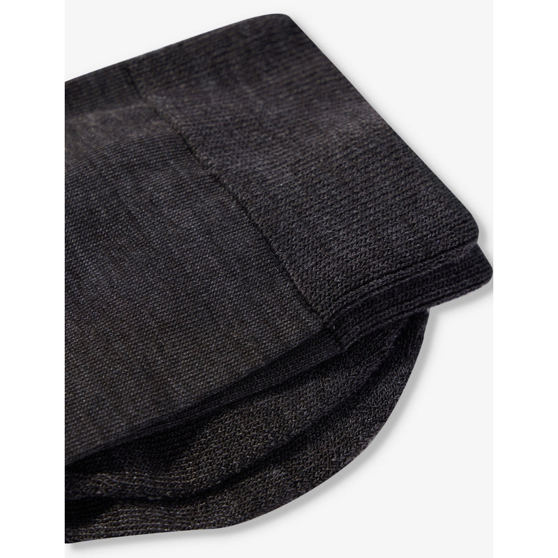 Falke brushed mid-calf wool-blend socks, imported from the UK