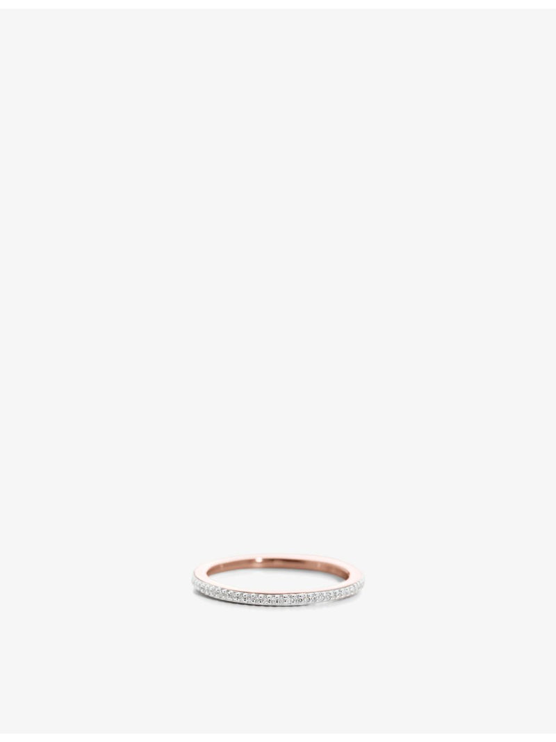 Monica Vinader 0.12 diamond eternity ring (British brand)
