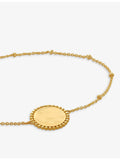 Monica Vinader Deia gold-plated vermeil sterling silver bracelet - British product