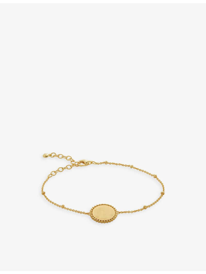 Monica Vinader Deia gold-plated vermeil sterling silver bracelet - British product