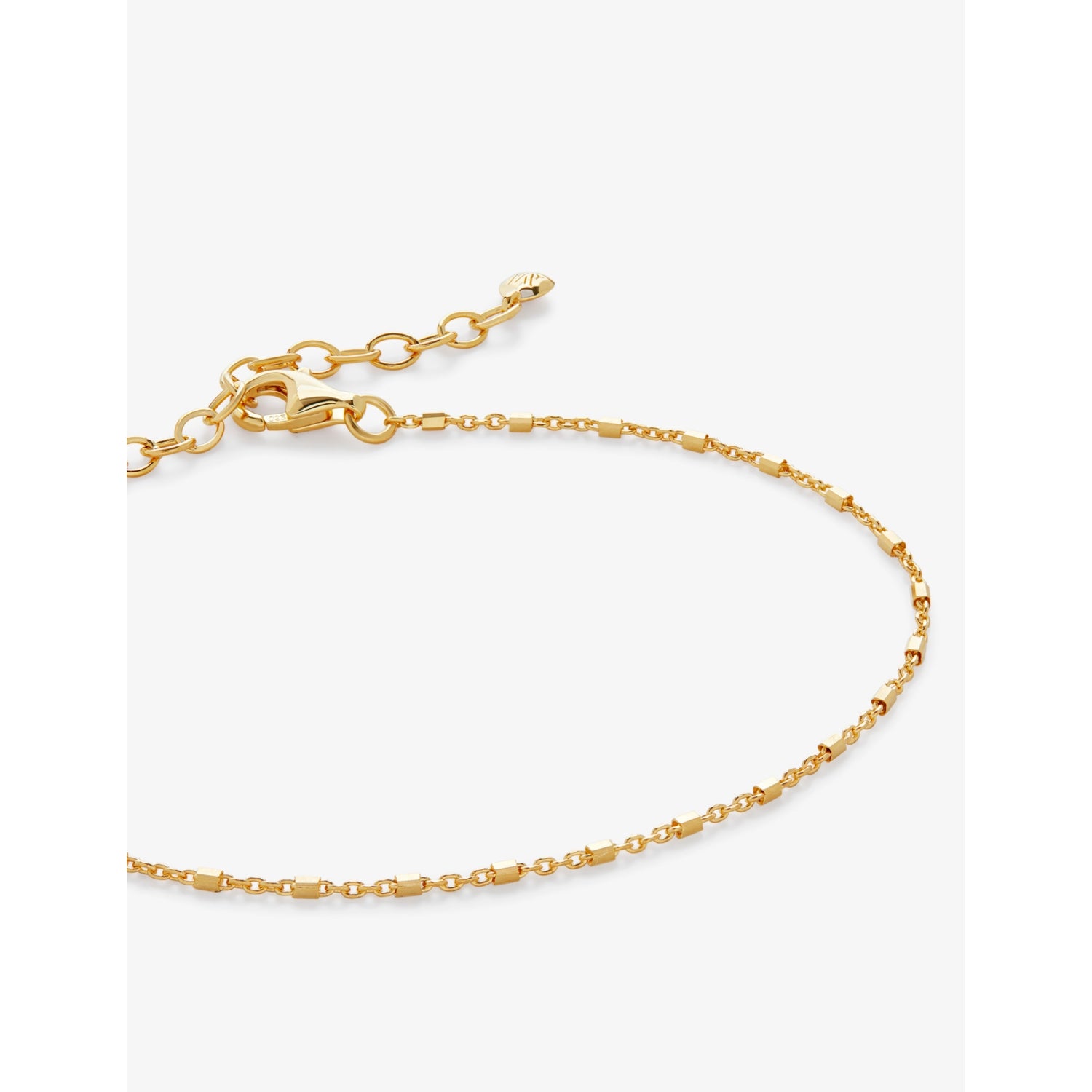 Monica Vinader 18ct yellow gold-plated vermeil sterling silver chain bracelet (British brand)