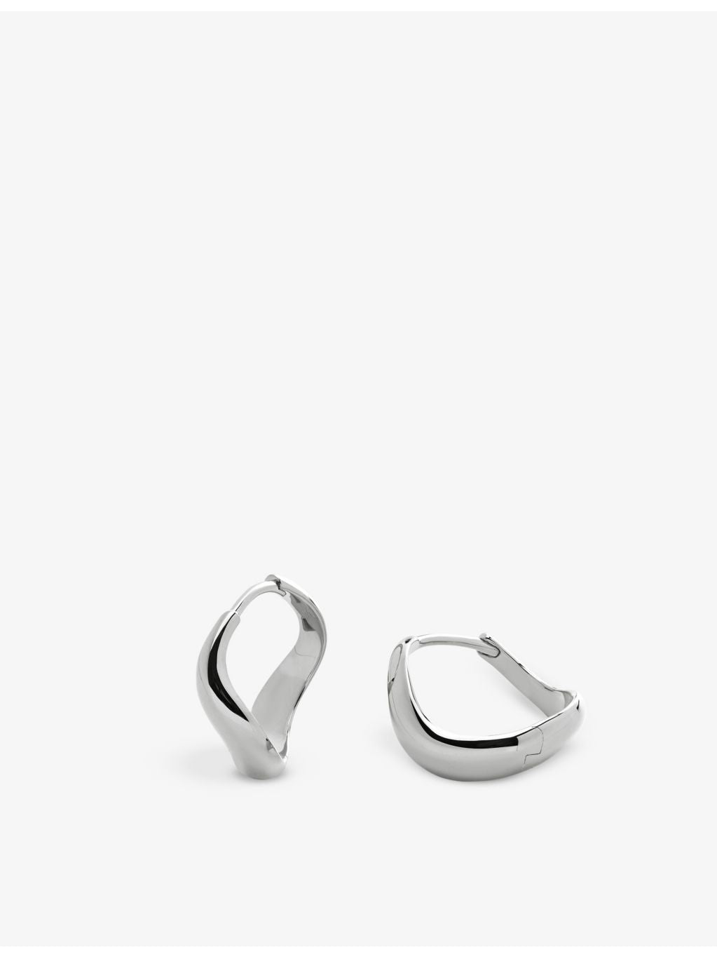 Monica Vinader small sterling silver hoop earrings - British product