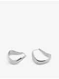 Monica Vinader Swirl medium sterling-silver hoop earrings - British product
