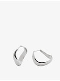 Monica Vinader Swirl medium sterling-silver hoop earrings - British product